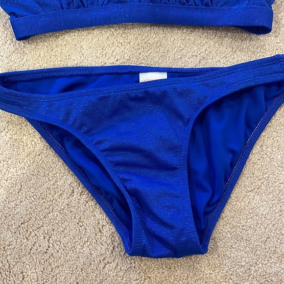 target sparkly blue bikini size small - Picture 3 of 6